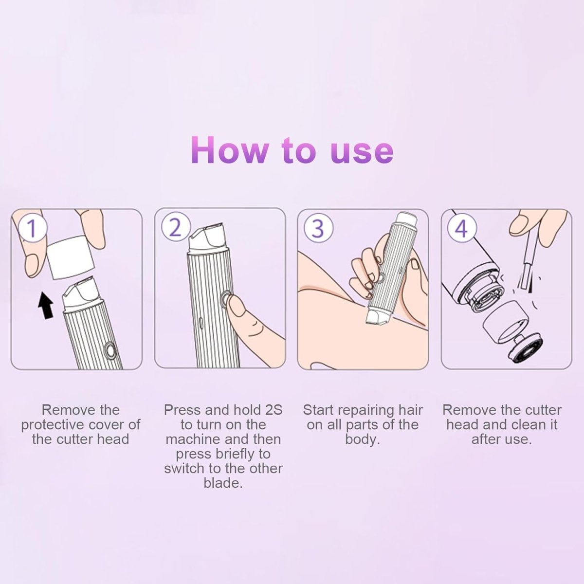 Dual Head Shaver - Trendora